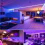 LED Strip Lights, 16.4ft Color Changing RGB LED Light Strip with Remote for Room, Bedroom, Party Christmas Decoration