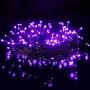 Twinkle Star 66FT 200 LED Indoor String Lights, Plug in String Light 8 Modes Waterproof for Outdoor Halloween Party Christmas Wedding Bedroom Decorations (Purple)