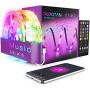 Popotan Led Strip Lights 50ft - Smart Rope Lights Work with Alexa Google Home, Music Sync Remote SMD 5050 450 LEDs RGB Color Changing Led Lights App Control for Bedroom TV Bar Room Decor