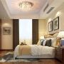 WIFUME Crystal Chandelier, Modern Chandeliers Lighting Fixture, 5 Lights Elegant Flush Mount Ceiling Light for Hallway, Kitchen, Dining Room, Bedroom, Living Room, Wide15.8''