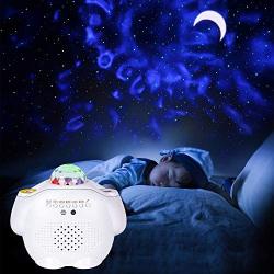 Star Night Light Projector, LED Starry Sky Lite Moon Nebula Laser Galaxy Projector, 27&Breathing Modes, RGB Color Changing Auto Flicker Lamp, Magic Mood Light for Bedroom Christmas Birthday Gift