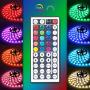 LED Strip Lights, Lampee 16.4ft 12V Flexible RGB Lights Color Changing, 5050 SMD Rope Light Kit with Remote Controller and 150 LEDs for Home, Kitchen, Bedroom, DIY Decoration