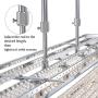 Moooni Modern Rectangle Crystal Chandeliers Hollow Style Rectangular Pendant Ceiling Light Fixture for Dining Room Kitchen Island L35.4”x W8” x H8” Moooni Modern Rectangle Crystal Chandeliers Hollow Style Rectangular Pendant Ceiling Light Fixture for Dining Room Kitchen Island L35.4”x W8” x H8”
