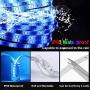 LED Strip Lights, TIK Tok Lights Daufri LED Light Strip Color Changing Kit Waterproof SMD 5050 RGB 32.8 Feet/10M 300 LEDs with 44 Keys IR Remote Controller and 12V Power Supply for Bedroom, Kitchen