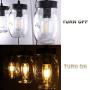 Wellmet 8-Light Mason jar Chandelier for Kitchen Island, Farmhouse Rustic Linear Cluster Hanging Pendant Light Fixture Dining Room Living Room, Matte Black Finish with Glass Shades