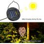 Hanging Solar Lights Tomshine Solar Lantern LED Garden Lights Metal Lamp Waterproof for Outdoor Hanging Decor