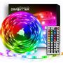Daybetter Led Strip Lights Flexible Color Changing Led Lights 5050 RGB Led Light Strips Kit with Remote and Power Supply for Bedroom, Kitchen, Home