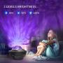 Foreita Music Night Light Projector - Night Light Projector with Remote Timer Music Speaker Different Lighting Show Adjustable Patterns Remote Control Light for Bedroom Living Room