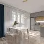 Minimalist LED Chandelier Modern Pendant Light Metal Hanging Ceiling Light Fixture Adjustable Chain Hanging Lamp for Dining Living Rooms Kitchen (Gold)