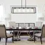 VINLUZ 5 Light Kitchen Island Chandeliers Farmhouse Black Linear Dining Rooms Lighting Fixtures Hanging with White Alabaster Glass Shade Rectangle Modern Industrial Pendant Ceiling Lights VINLUZ 5 Light Kitchen Island Chandeliers Farmhouse Black Linear Dining Rooms Lighting Fixtures Hanging with White Alabaster Glass Shade Rectangle Modern Industrial Pendant Ceiling Lights