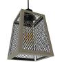 Tipace Vintage Pendant Light Rustic Black and Antique Bronze Wood Industrial Ceiling Hanging Light Fixture for Indoor Kitchen Island Dining Living Room Farmhouse