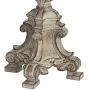 Duval Cottage Table Lamp Crystal Antique White Candlestick Beige Bell Shade for Living Room Family Bedroom Bedside - Barnes and Ivy