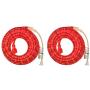 PERSIK 18 Feet RED Rope Light for Indoor and Outdoor use - Pack of 2 (Total 36 Feet Length)