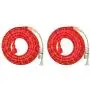 PERSIK 18 Feet RED Rope Light for Indoor and Outdoor use - Pack of 2 (Total 36 Feet Length)