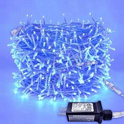 JMEXSUSS 173ft 500 LED Christmas Lights Outdoor Waterproof String Lights Plug in Indoor String Lights for Christmas (Blue)