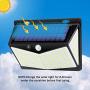 Solar Security Lights Outdoor208 LED,270° Wide Angle Lighting Solar Motion Sensor Lights Outdoor,IP65 Waterproof Wireless Solar Flood Lights with 3 lighting Modes,for Garden Fence Patio Garage(2 pack)
