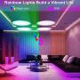 Led Strip Lights 32.8ft with Bluetooth Music Mobile APP Control, Alinget Led Strip Lights with 24 Keys IR Remote Control LED Lights for Bedroom Home Party Kitchen