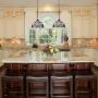 Capulina Tiffany Style Kitchen Lighting, 1-Light Stained Glass Lighting Fixtures, 12 inch Wide Lampshade Mini Pendant Light, Beautiful Victorian Kitchen Island Lighting, Tiffany Hanging Pendant Light