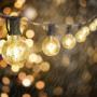 23Ft G40 Outdoor Patio String Lights , Led Dimmable Globe String Lights for Outdoor Indoor , Outdoor Porch Lights String for Bistro Garden Backyard Christmas - Led Outdoor String Light
