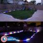 Russell Decor 50ft/15m Led Rope Lights Lamps Kit Indoor Outdoor Decorative Lighting for Patriotic 4th of July Memorial Day Decor Party Trees Patio Deck Flexible String Tube Lights- Blue Red White