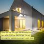 DLLT LED Motion Sensor Flood Light Outdoor-20W Pir Sensitive Security Lights Wall Fixture Lamps Waterproof Floodlight for Garage Yard Patio Pathway Porch Entryways-Daylight White with US Plug in DLLT LED Motion Sensor Flood Light Outdoor-20W Pir Sensitive Security Lights Wall Fixture Lamps Waterproof Floodlight for Garage Yard Patio Pathway Porch Entryways-Daylight White with US Plug in