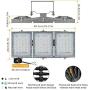STASUN 150W LED Flood Light, 13500lm Super Bright Outdoor Security Lights with Wider Lighting Angle, 3000K Warm White, Adjustable Heads, IP65 Waterproof Outdoor Lighting for Yard, Court, Parking Lot