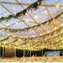 95ft 240LED Christmas Lights, 8 Modes Waterproof Clear Wire Xmas String Lights Indoor/Outdoor, Decorative Lights for Room, Patio, Christmas Tree Decorations (Warm White)