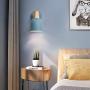 Wall lamp lighting fixtures, cement gray industrial bedroom adjustable bedside wall lamps, bathroom sink lighting