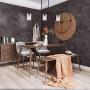 Sivilynus Black Chandelier Kitchen Island 3 Lights Farmhouse Lighting Pendant Light Fixture Ceiling Hanging Modern Industrial Style for Hallway and Dining Room