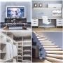 Govee White LED Strip Lights, Upgraded 16.4ft Dimmable LED Light Strip 6500K Bright Daylight White, Strong Adhesive, 300 LEDs Flexible Tape Lights for Mirror, Kitchen Cabinet, Bedroom
