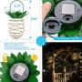 CIAOYE Pineapple Outdoor Solar Lantern, 2 Pack Optically Controlled Waterproof LED Lantern with Handle Fairy Lights for Garden Patio Party Tree Outdoor Home Decor, Warm White Pineapple