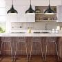 HMVPL Industrial Barn Pendant Light with Plug in Cord and On/Off Dimmer Switch, Metal Hanging Ceiling Lamp for Kitchen Island, Dining Room, Bedroom or Barn