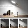 LED Desk Lamp with Touch Control Swing Arm Craft Reading Light Gold Dimmable Portable Task Lamp Eye-Care Adjustable Table Lamps for Living Room/Office/Bedrooms/Kids/Nightstand/Study, Gift Idea