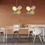 HSLJ1 Nordic Colorful Balloon Glass LED Pendant Lamp Four Head Modern Simple Chandelier Children Room Bedroom Dining Room Hanging Light Adjustable Cable Lighting Luminaire Decor HSLJ1 Nordic Colorful Balloon Glass LED Pendant Lamp Four Head Modern Simple Chandelier Children Room Bedroom Dining Room Hanging Light Adjustable Cable Lighting Luminaire Decor