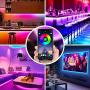LED Strip Lights 50 ft, Colohas Ultra-Bright 5050 RGB Color Changing LED Light Strip, with Bluetooth APP Remove Control Music Sync, LED Strip Lights for Bedroom, Kitchen, Party, Home, Christmas Decor