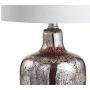 JONATHAN Y JYL1036B Gemma 19'' Glass Bell LED Lamp Coastal,for Bedroom, Living Room, Office, College Dorm, Coffee Table, Bookcase, Chrome