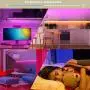 LED Strip Lights Reemeer 16.4ft Smart Led Lights Strip Music Sync App Controlled and Remote Led Lights for Bedroom Party Home Decoration