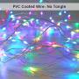 Blingstar Fairy Lights 16 Color Changing Christmas Lights 66Ft 200 LED String Lights Plug in Waterproof Twinkle Lights APP Controlled Clear Wire Lights with Timer for Bedroom Indoor Outdoor Decor