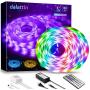 Led Lights,dalattin Led Strip Lights 32.8ft Waterproof Color Changing Multicolor Led Rope Lights with 44 Keys Remote Controller,2 Rolls of 16.4ft