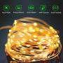 LiyuanQ Solar Fairy Lights, 4 Pack 200 LED Solar String Lights 66 Feet 8 Modes Copper Wire Lights Waterproof Outdoor Twinkle Lights for Garden Patio Yard Gate Party Wedding Outdoor Decor Warm White