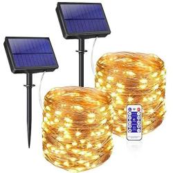 HVIKOV 200 LED Solar Copper Wire String Lamp Led Strip Fairy Garland Outdoor Garden Decorative Light Wedding Christmas Decoration