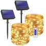 HVIKOV 200 LED Solar Copper Wire String Lamp Led Strip Fairy Garland Outdoor Garden Decorative Light Wedding Christmas Decoration
