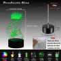 LED Stereo Anime Uzumki Naruto Figure 3D Desk Lamp, for Kids Bedroom Decor Cartoon Creative 16 Color Dimming Night Light, Best Birthday Gift Baby Old Man Sleep Bedside Lamp Lighting