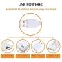 ENUOLI Neon Signs Lightning Bolt Battery Operated and USB Powered Warm White Art LED Decorative Lights with Base Night Lights Indoor for Living Room Office Christmas Wedding Party Decoration