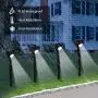 Solar Lights Outdoor,Solar Pathway Lights ,Solar Landscap Lights with Motion Sensor, Wireless Solar Landscape Spotlights，Solar Powered LED Lights for Yard/Patio/Garden/Walkway/Driveway-2Pack