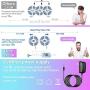 Smart LED Strip Lights 50Ft /2Rolls, HAYAYO Color Changing Rope Lights with Remote WiFi APP Music Sync 5050 RGB LED Lights for Bedroom Kitchen Party Decoration, Compatible with Alexa Google Home