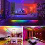 Led strip lights 32.8ft RGB led lights 5050 Led strips Jeryyen Smart Led lights Strip Music sync Color Changing Lights with 44key Remote and App control Led Lights for Bedroom Tv Home Party Decoration
