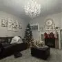 Express Crystal Pendant Chandelier/Light Fixture for Dining Room/Living Room/Foyer (12-Lights)
