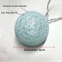 Gladworts Decorative String Lights for Bedroom Decor, Battery Operated Globe Hanging Light Blue Night Lights Indoor Kids, Childrens Canopy Lights, 10ft