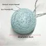 Gladworts Decorative String Lights for Bedroom Decor, Battery Operated Globe Hanging Light Blue Night Lights Indoor Kids, Childrens Canopy Lights, 10ft
